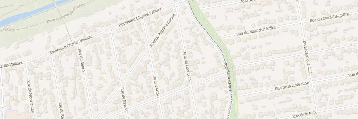 Plan du 20 Rue du Limousin à Tremblay-en-France