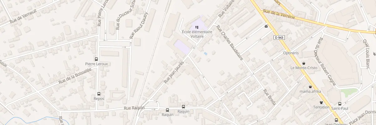 Plan du 43 Rue Voltaire à Montluçon