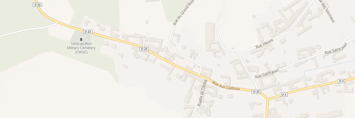 Plan du 16 Rue aux Cailloux à Sailly-au-Bois
