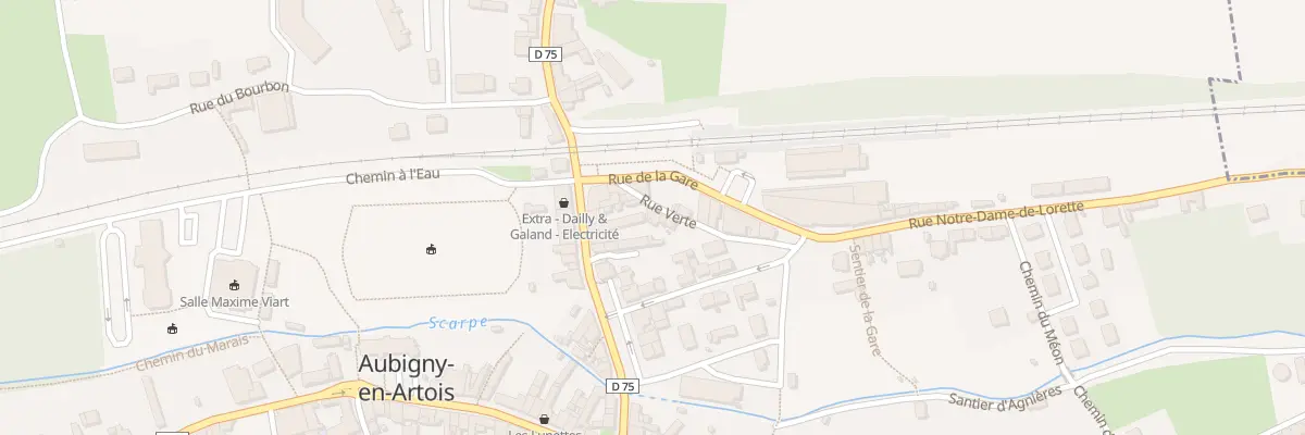 Plan du 2B Rue Verte à Aubigny-en-Artois