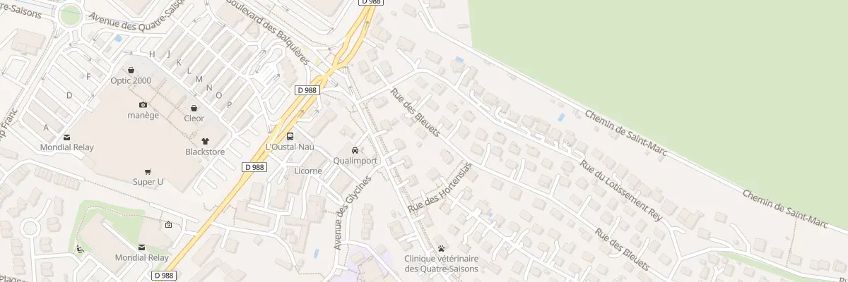 Plan du 4 Rue des Bleuets à Onet-le-Château
