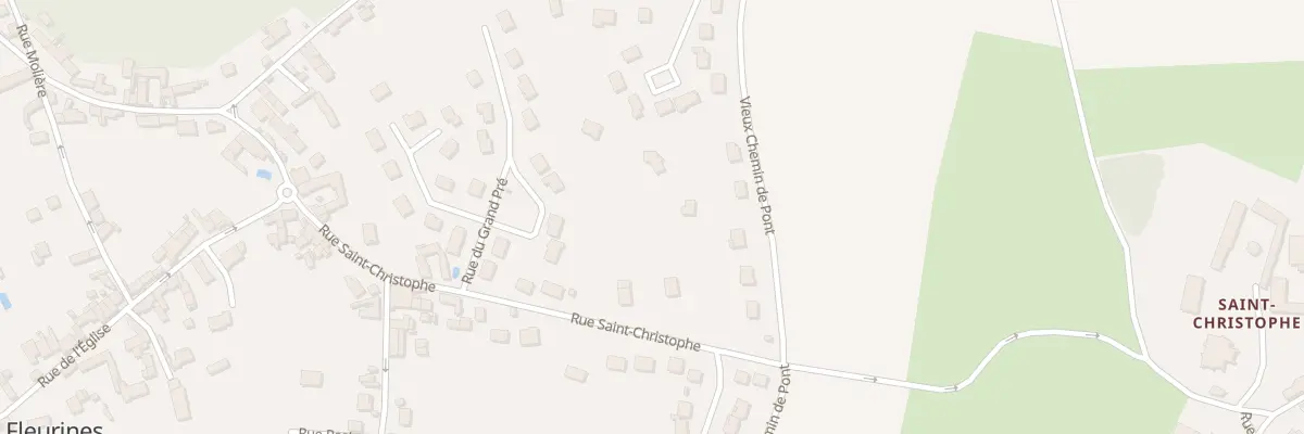 Plan du 13 Rue de Saint Christophe à Fleurines