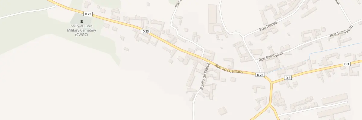 Plan du 9 Rue aux Cailloux à Sailly-au-Bois