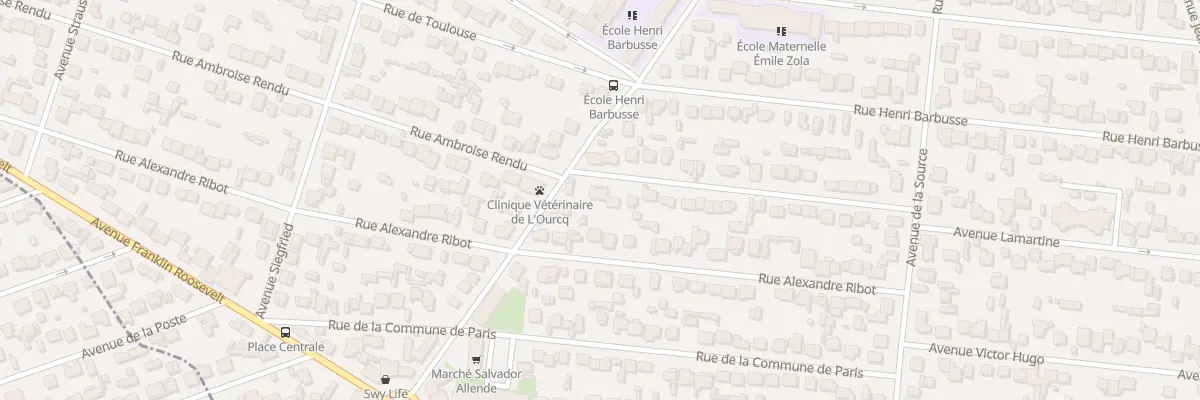 Plan du 27 Rue Ambroise Rendu à Mitry-Mory