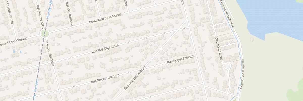 Plan du 10 Rue Auguste Vallaud à Champs-sur-Marne