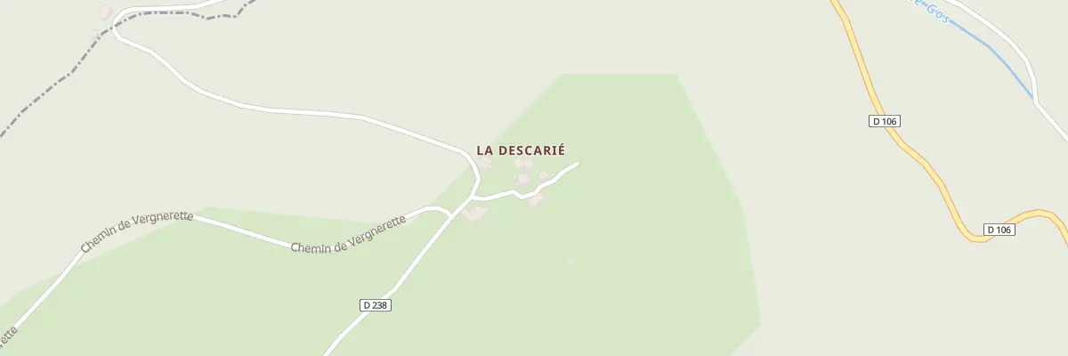 Plan du 5340 La Descarie à Coupiac
