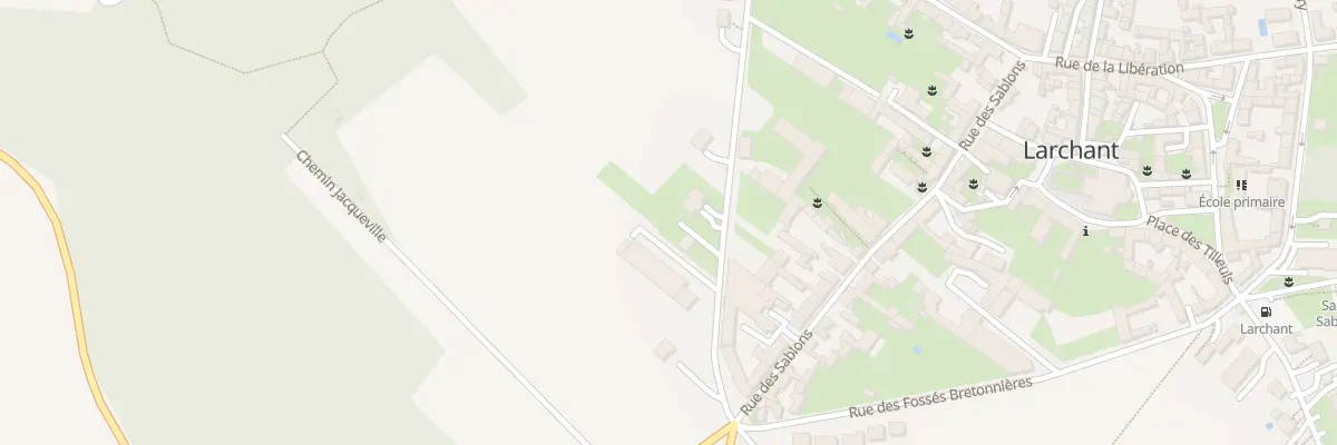 Plan du 58 Rue des Fossés Larry à Larchant