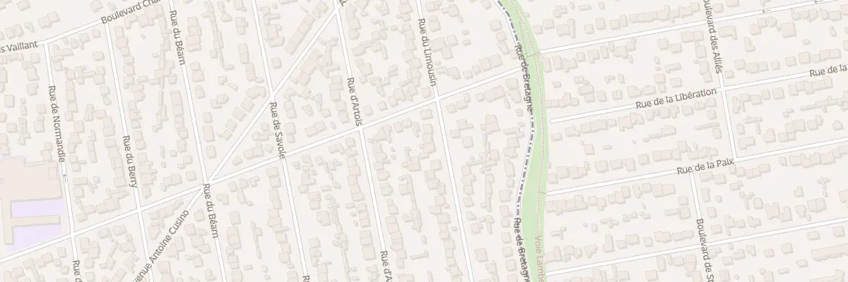 Plan du 36 Rue du Limousin à Tremblay-en-France