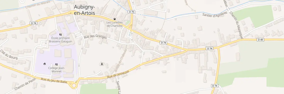 Plan du 5 Rue du Gen Barbot à Aubigny-en-Artois