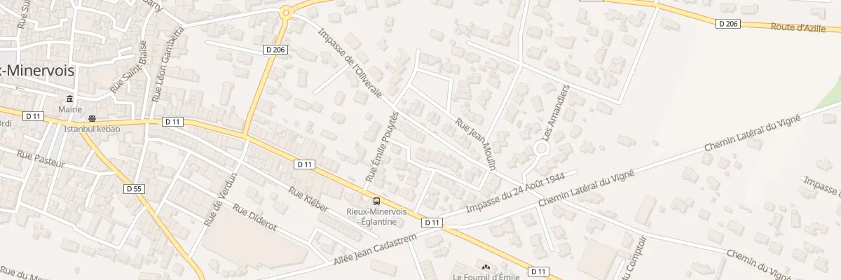 Plan du 9 Rue Edmond Agnel à Rieux-Minervois