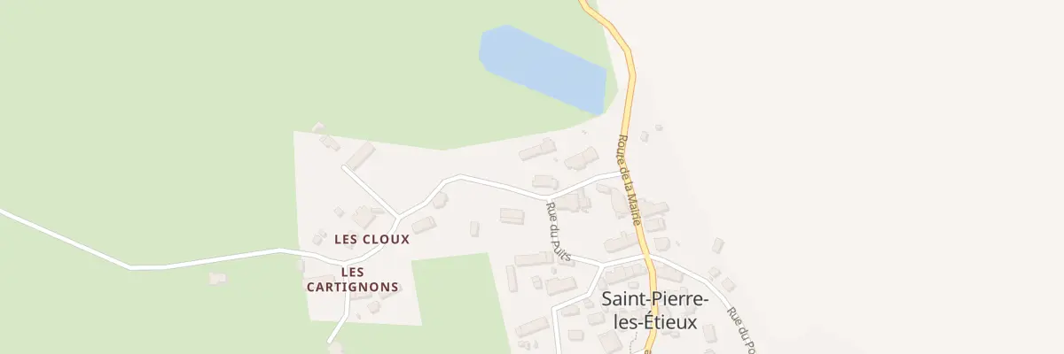 Plan du 78 Rte des Cloux à Saint-Pierre-les-Étieux