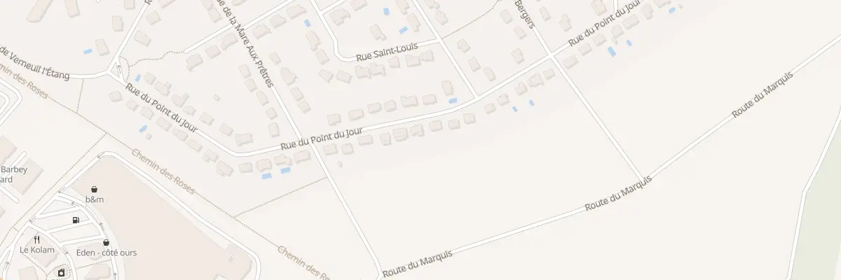 Plan du 36 Rue du Point du Jour à Servon