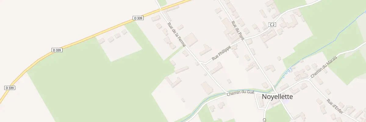 Plan du 295 Rue de la Ferme à Noyellette