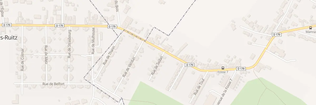 Plan du 2 Rue de Sedan à Barlin