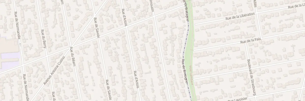 Plan du 48 Rue du Limousin à Tremblay-en-France