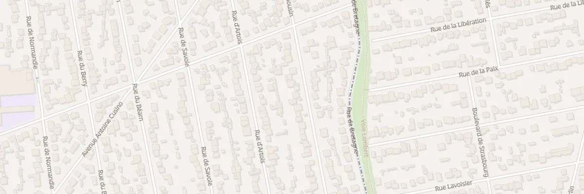 Plan du 50 Rue du Limousin à Tremblay-en-France
