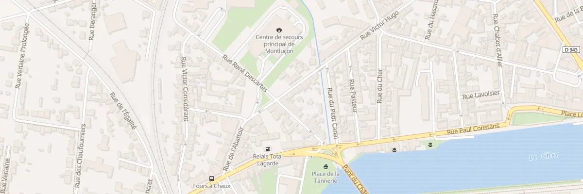 Plan du 75 Rue Victor Hugo à Montluçon