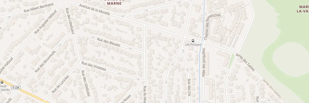 Plan du 50 Rue du Muguet à Champs-sur-Marne