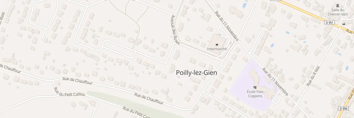 Plan du 3 Rue des Primevères à Poilly-lez-Gien