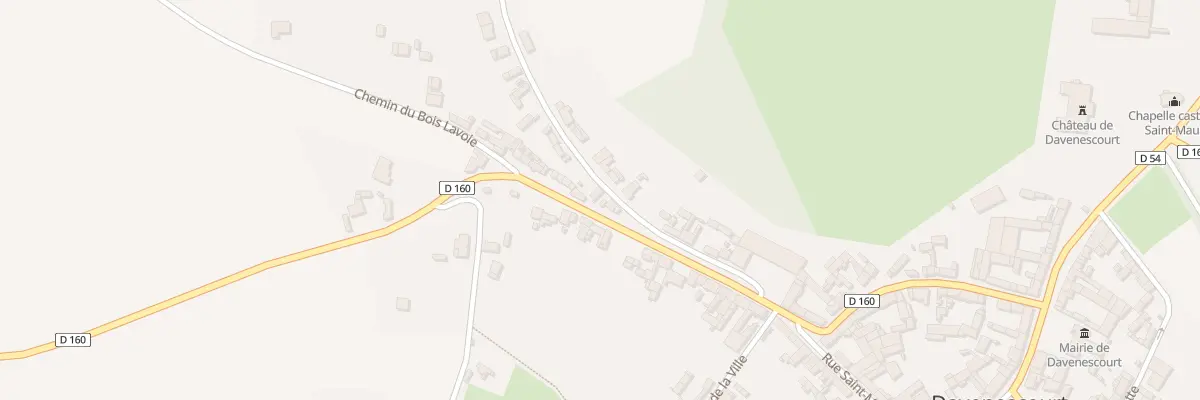 Plan du 1 Rue de Plessier à Davenescourt