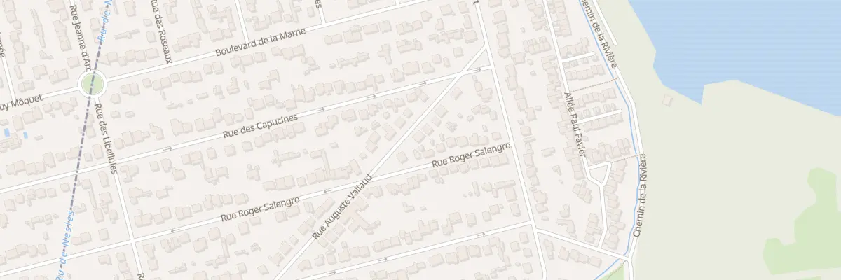 Plan du 9B Rue Auguste Vallaud à Champs-sur-Marne