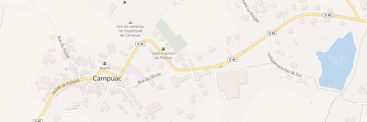 Plan du 1 Imp du Cimetière à Campuac