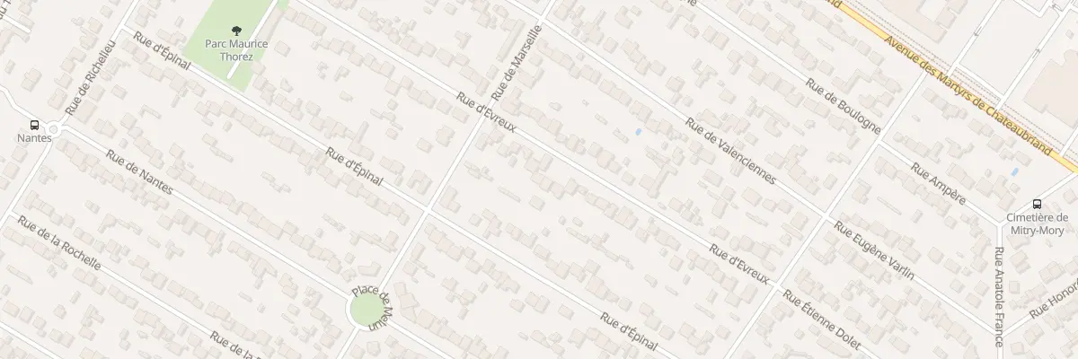 Plan du 43 Rue d’Evreux à Mitry-Mory