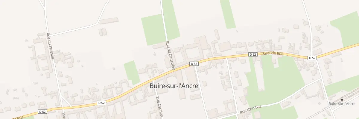 Plan du 38 Gr Grande Rue à Buire-sur-l’Ancre