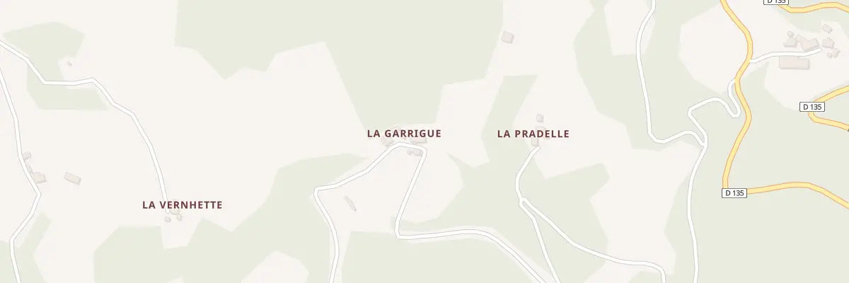 Plan du 5081 La Garrigue à Golinhac