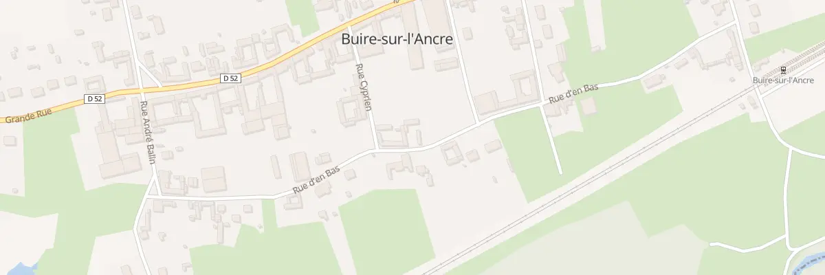 Plan du 3 Rue d’En Bas à Buire-sur-l’Ancre