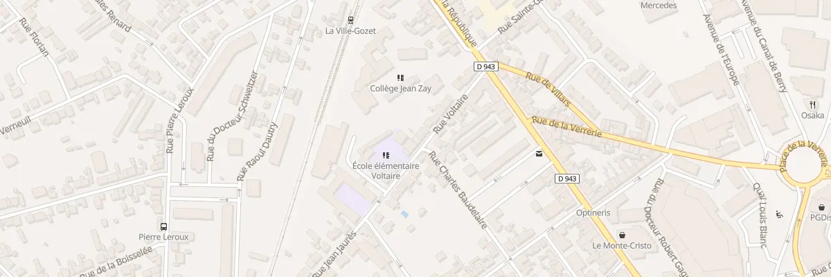 Plan du 24 Rue Voltaire à Montluçon