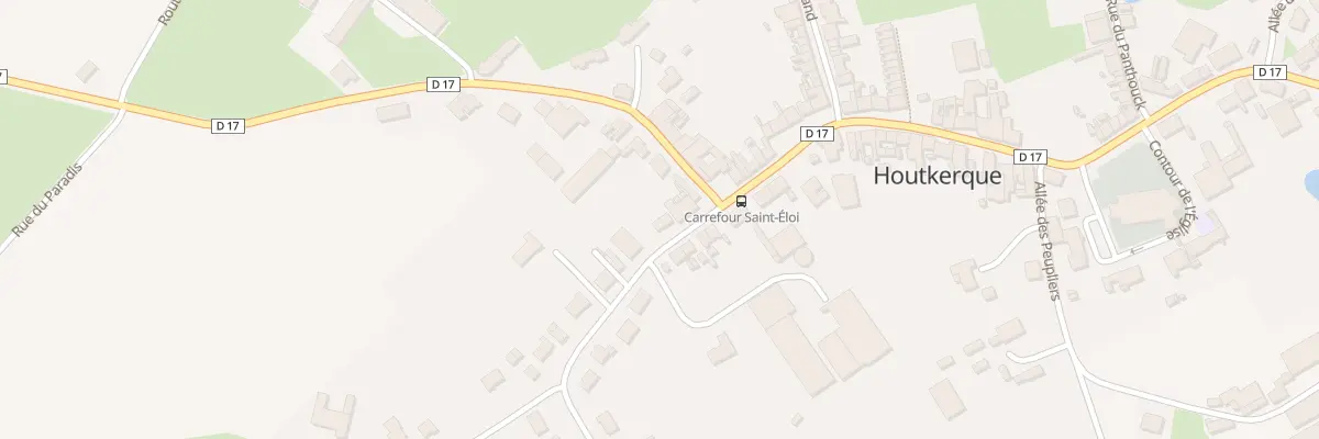 Plan du 6 Rue du Chateau à Houtkerque