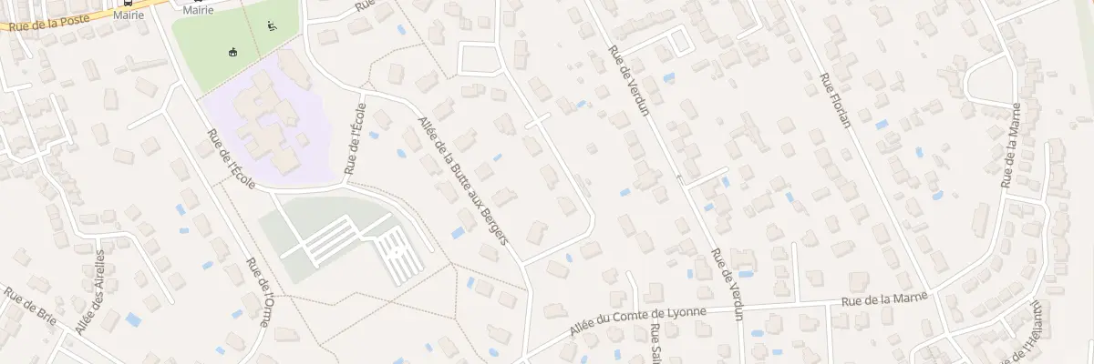 Plan du 14 Rue du Pre aux Moutons à Servon