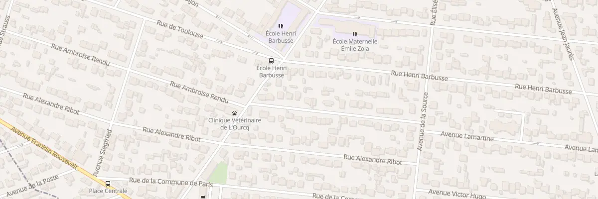 Plan du 22B Rue Ambroise Rendu à Mitry-Mory