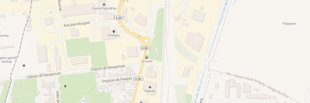 Plan du 9015 Rue de Pasquis à Montluçon