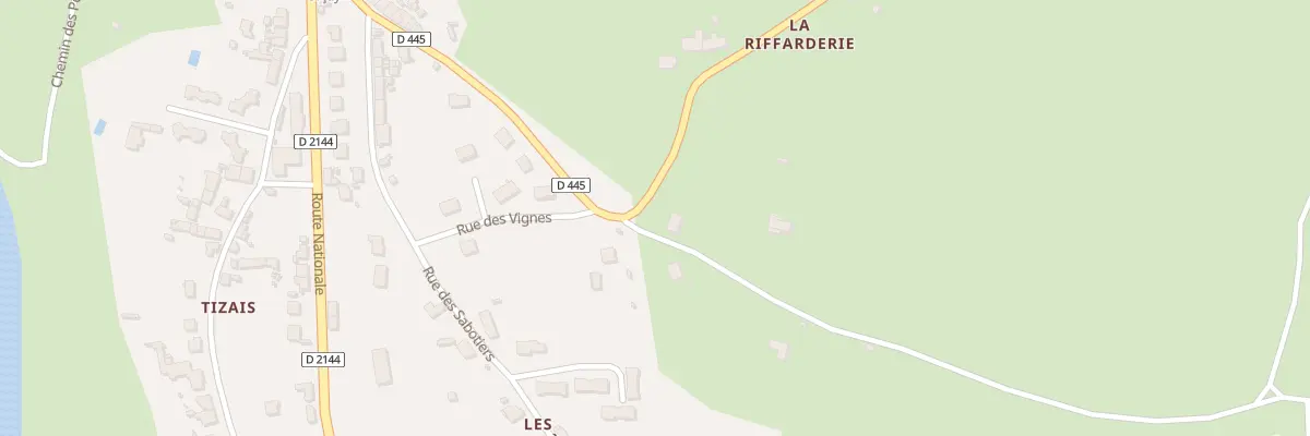 Plan du 22 Rte de la Foret à Urçay
