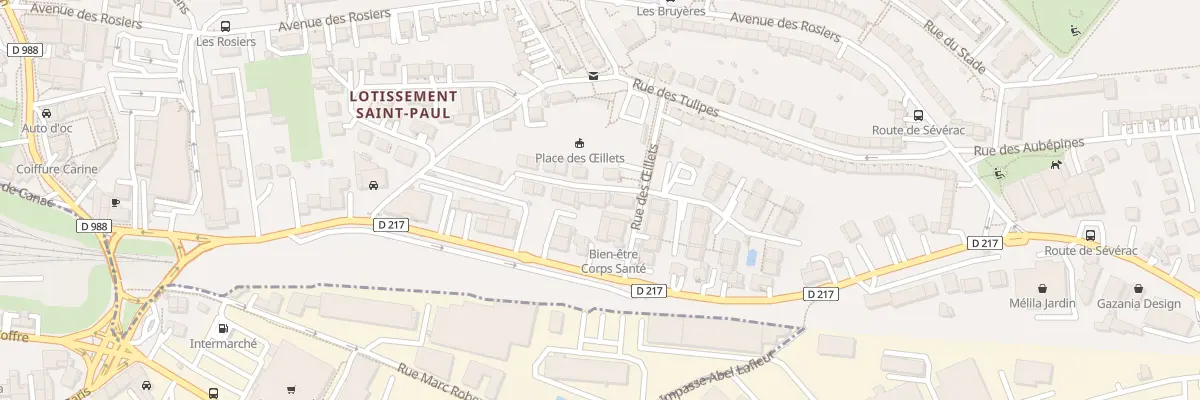 Plan du 3 Rue des Myosotis à Onet-le-Château