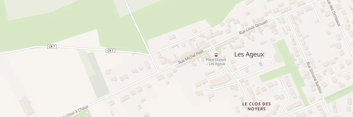 Plan du 14 Rue Michel Petit aux Ageux