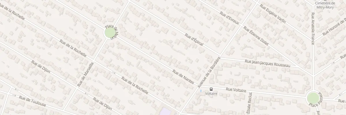 Plan du 20 Rue de Nantes à Mitry-Mory
