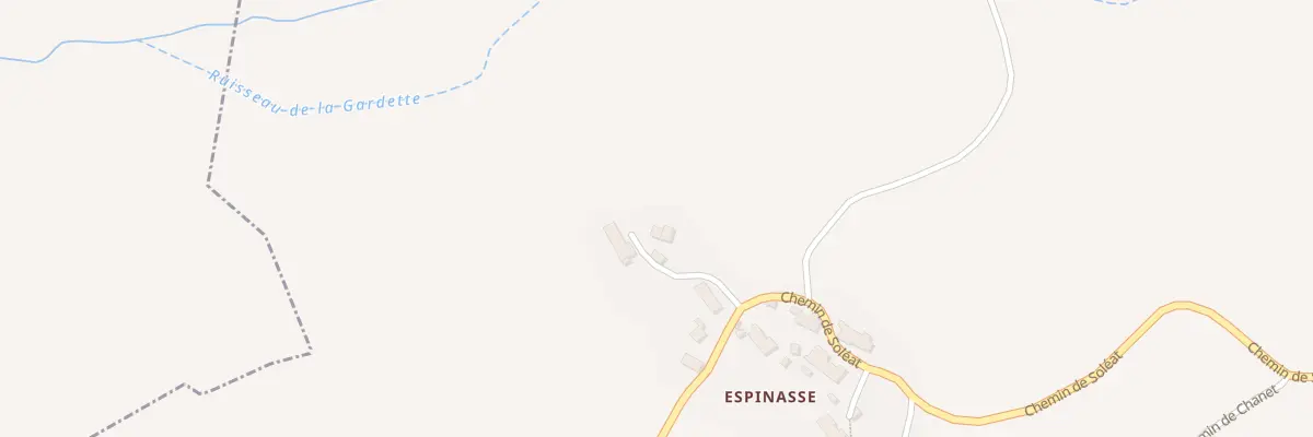 Plan du 5428 Espinasse à Bagnols