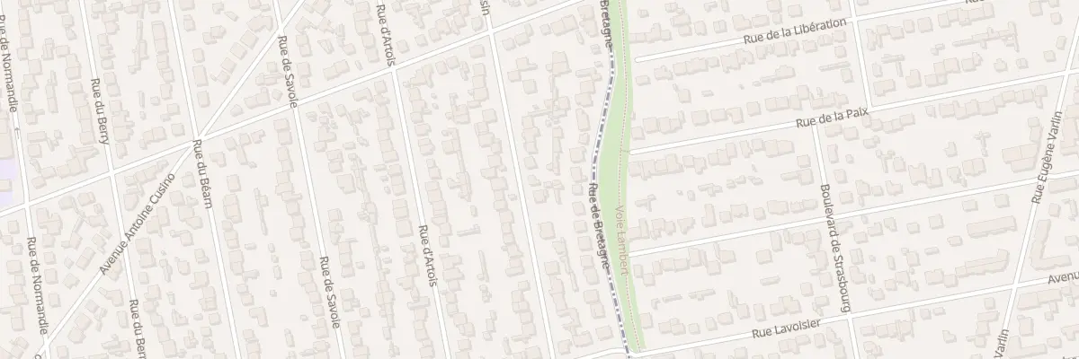 Plan du 45 Rue du Limousin à Tremblay-en-France