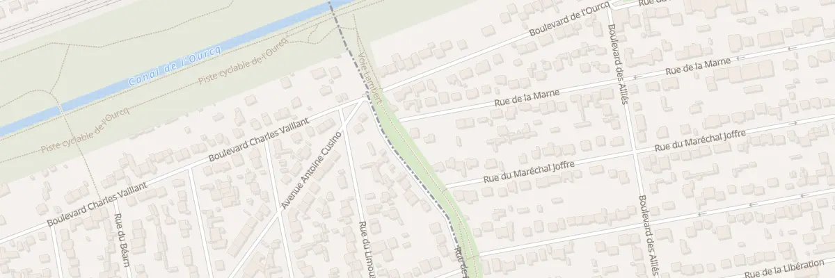 Plan du 67 Rue de la Marne à Villeparisis