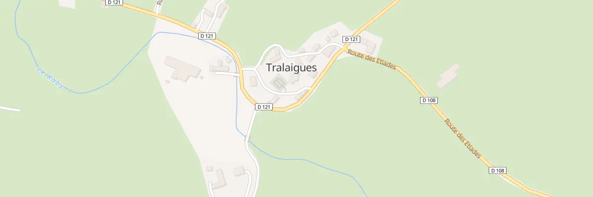 Plan du 5005 Le Bourg à Tralaigues