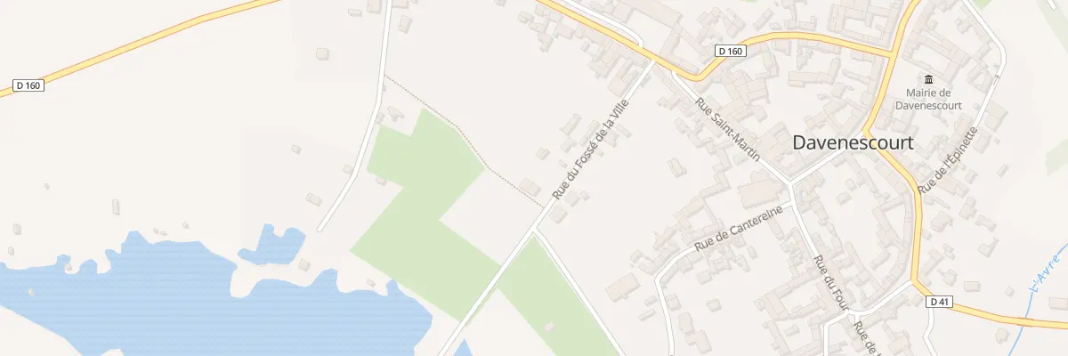 Plan du 16 Rue des Fosses de la Ville à Davenescourt