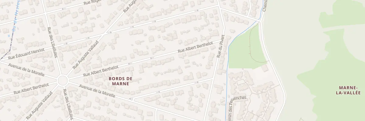 Plan du 13 Rue Albert Berthelot à Champs-sur-Marne