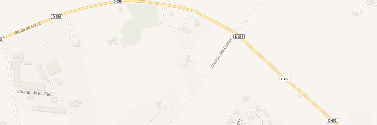 Plan du 9 Che des Crozes à Campuac