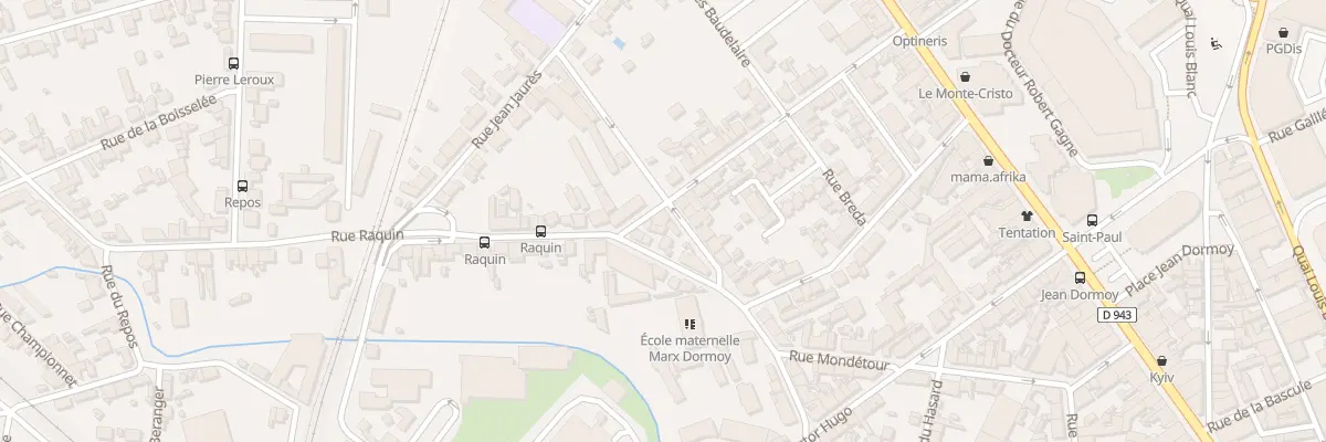 Plan du 13 Rue Damiette à Montluçon