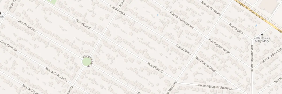 Plan du 32 Rue d’Epinal à Mitry-Mory