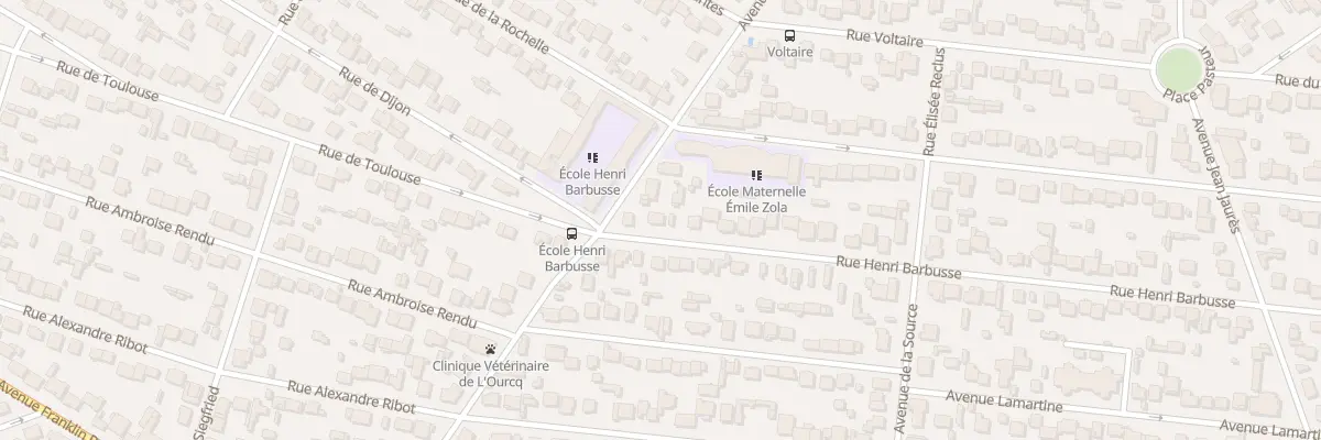 Plan du 68 Rue Henri Barbusse à Mitry-Mory