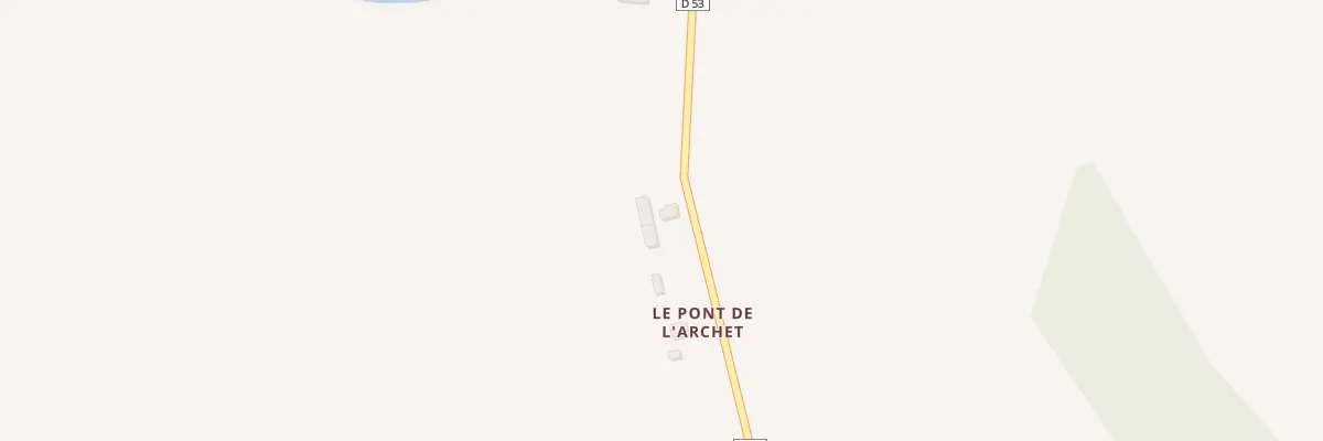 Plan du 5240 Le Pont de l’Archet à Autry-le-Châtel